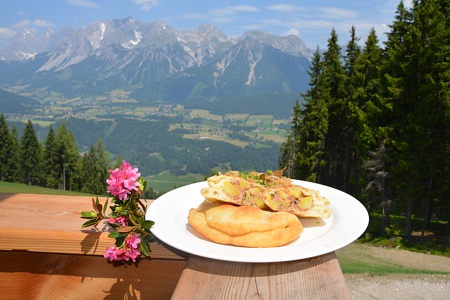 Fleischkrapfen - Wieslechalm, Planai.